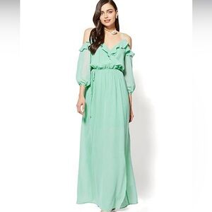 🔴 NWT NEW YORK & CO MINT GREEN DRESS SIZE SMALL
